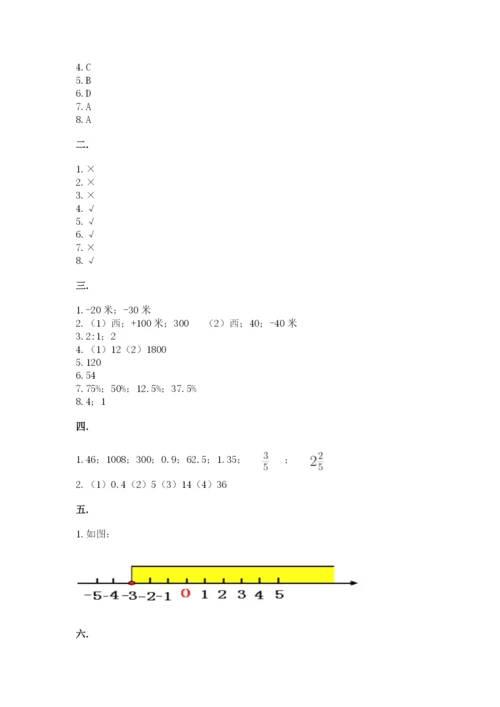 郑州小升初数学真题试卷及答案（基础+提升）.docx