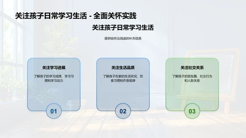 家校教育共育讲座PPT模板
