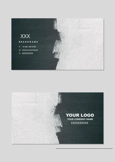 简约质感商务名片