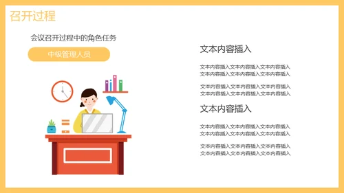 工作周例会汇报通用PPT模板