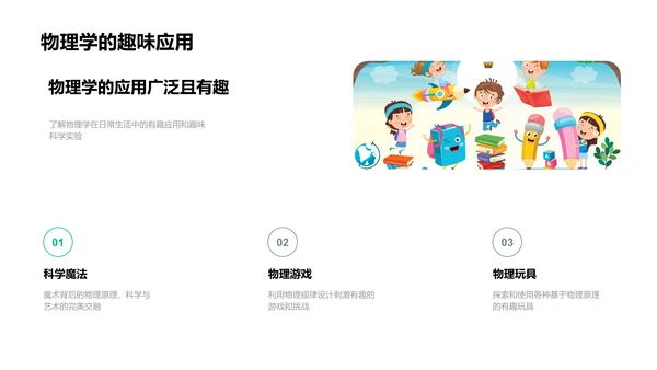 物理学实践与应用PPT模板