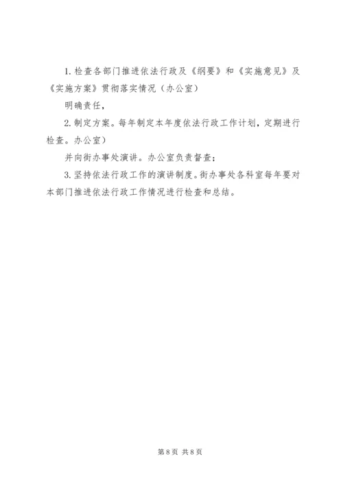 街道社区推进依法管理方案.docx