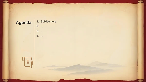 橙色复古风党政机关党史党建宣传PPT主题