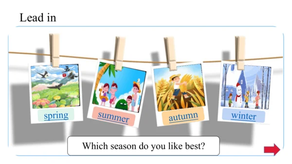 Unit 2 My favourite season Part B Let's learn课件（29