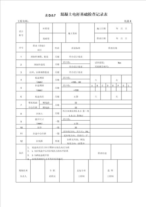 GB501732014电气装置安装工程66kV及以下架空电力线路施工及验收规范