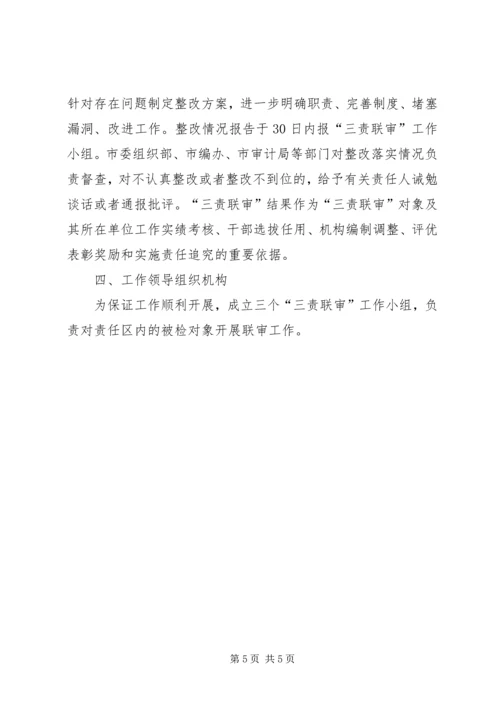 领导干部三责联审工作方案.docx