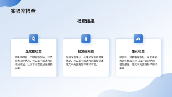 蓝色商务风医生病例汇报PPT模板