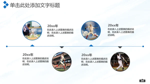 棒球运动培训通用PPT模板