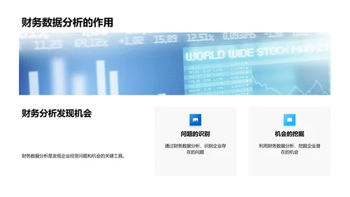 财务数据解析及应用PPT模板