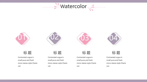 小清新年终工作总结汇报计划PPT