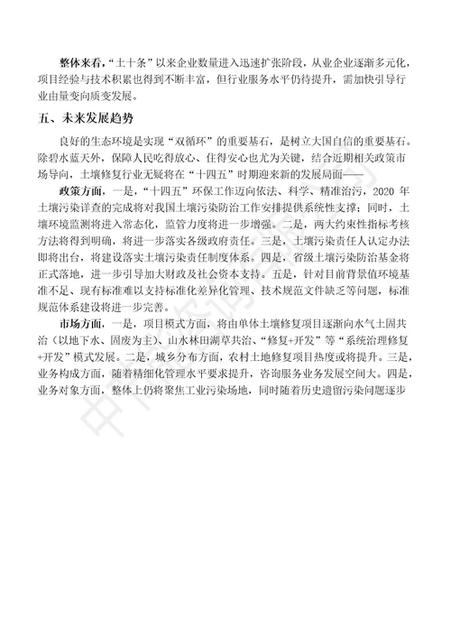节能环保重点细分行业研究报告土壤修复行业研究报告
