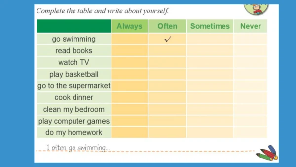 Module 8 Unit 2   I often go swimming. 课件(共24张PPT)