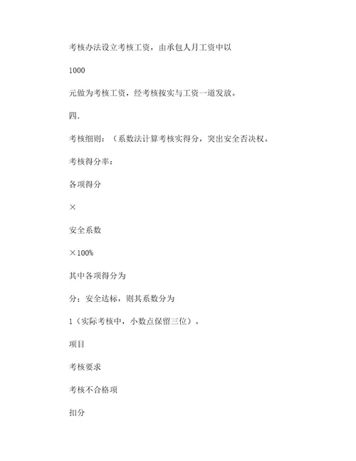 食堂考核细则