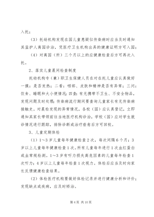 公民个人举办托幼机构管理办法(XX市教育局卫生局物价局公安局 (2).docx