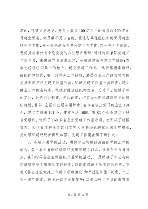 社区企业党建工作汇报.docx