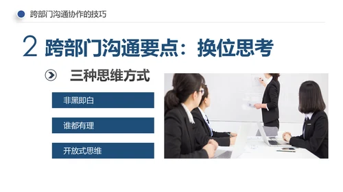 企业培训员工团队管理跨部门沟通协作PPT模板