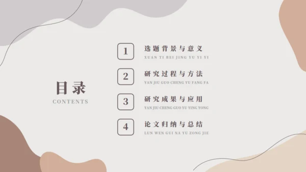 极简莫兰迪毕业答辩通用PPT模板