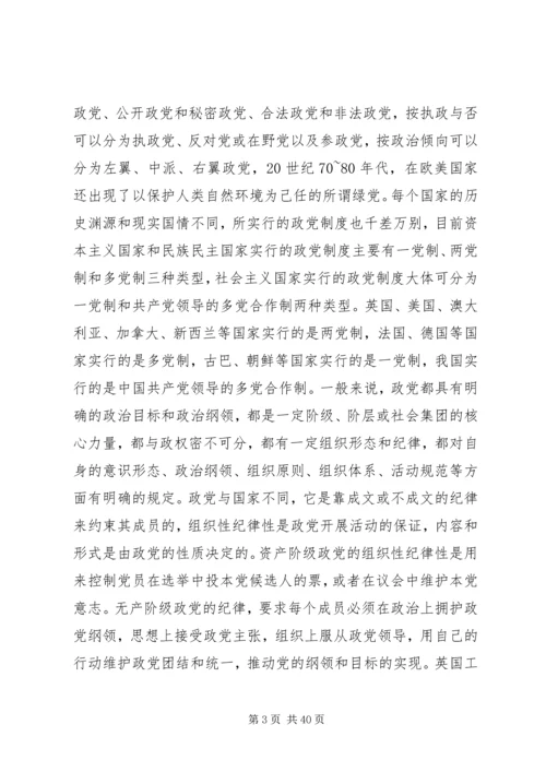 政治纪律思想汇报4篇.docx