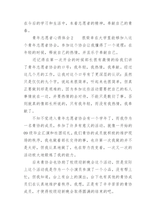 青年志愿者心得体会.docx