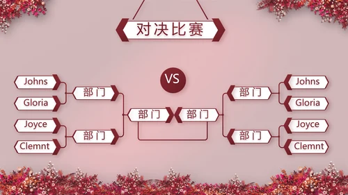 红色喜庆中式婚礼策划宣传PPT动态