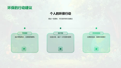 生态保护公开讲座PPT模板
