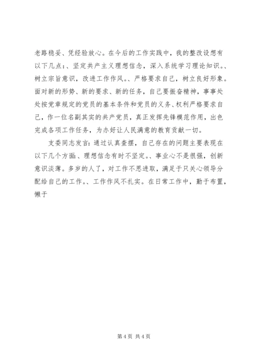 机关第二党支部关于召开专题组织生活会情况的报告 (10).docx