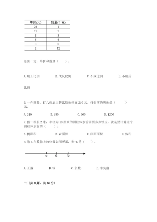 山东省济南市外国语学校小升初数学试卷附参考答案（培优b卷）.docx