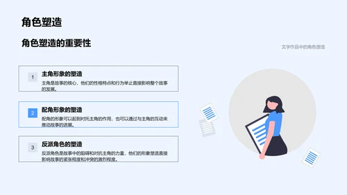 课文赏析学习报告PPT模板