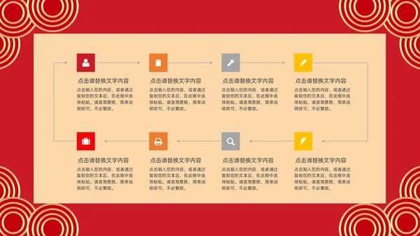 中国传统节日除夕夜由来习俗通用PPT模板