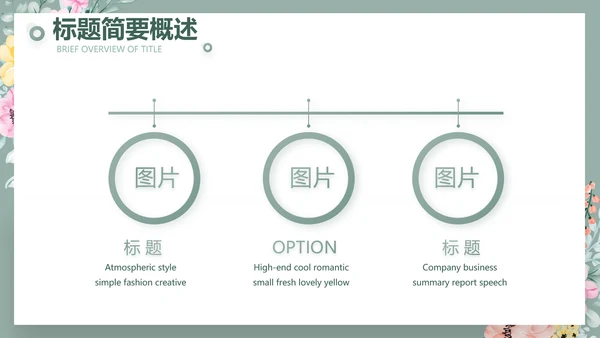 绿色水彩风公司产品介绍宣传通用PPT动态模板