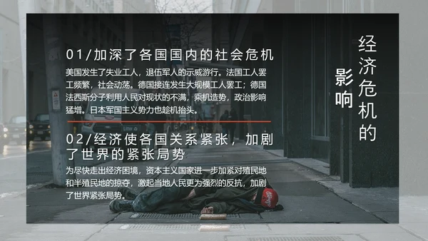 资本主义经济政策PPT模板