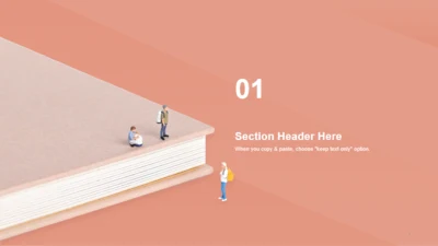 章节页-创意教育培训竞聘述职PPT主题