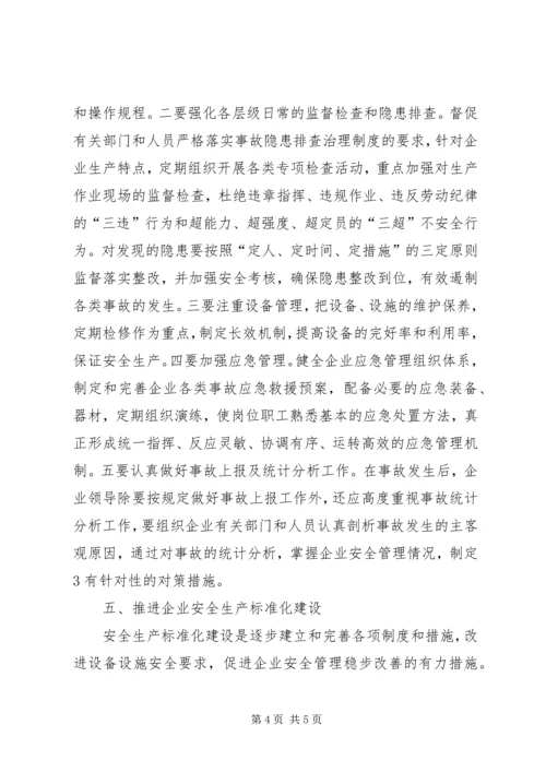 企业主要负责人安全责任五篇范文.docx