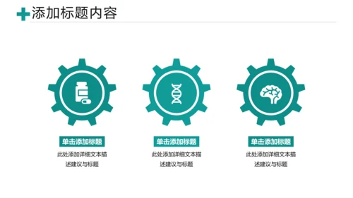 医疗医学类医药制药行业总结通用PPT模板