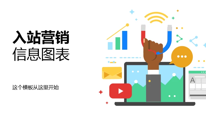 数字化时代跨境营销信息通用PPT图表