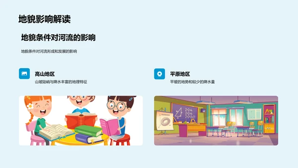 河流科学知识讲解PPT模板