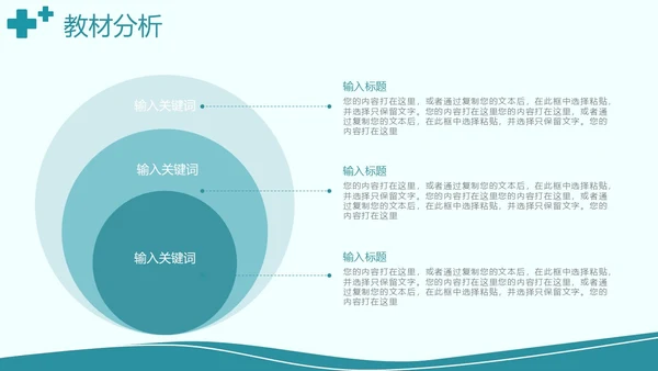 简约风绿色护理说课PPT