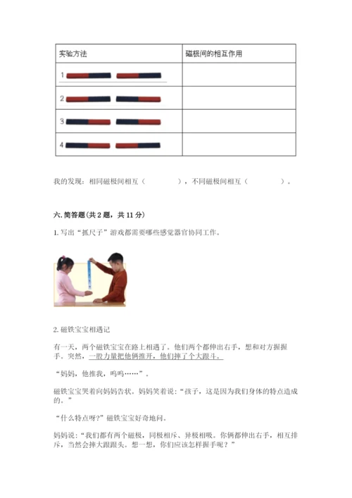 教科版二年级下册科学知识点期末测试卷（word）.docx