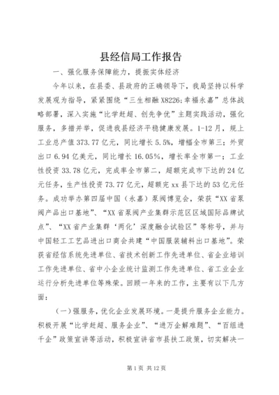 县经信局工作报告.docx