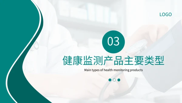 深绿色简约风健康监测产品全面解读PPT