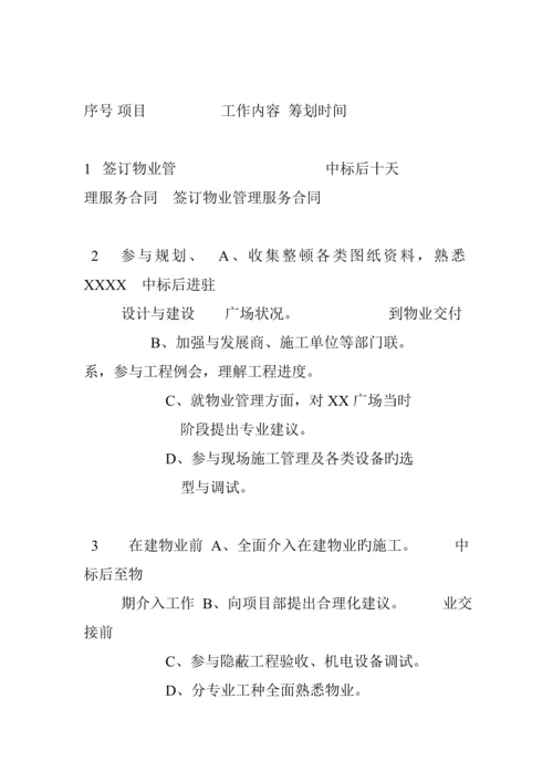 广场物业管理专题方案.docx