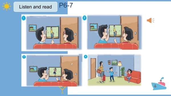 Unit 1 She’s my aunt story time课件(共29张PPT)