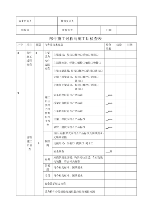 起重机安装施工质量计划.docx