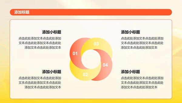 黄色科技风创新创业计划书PPT模板
