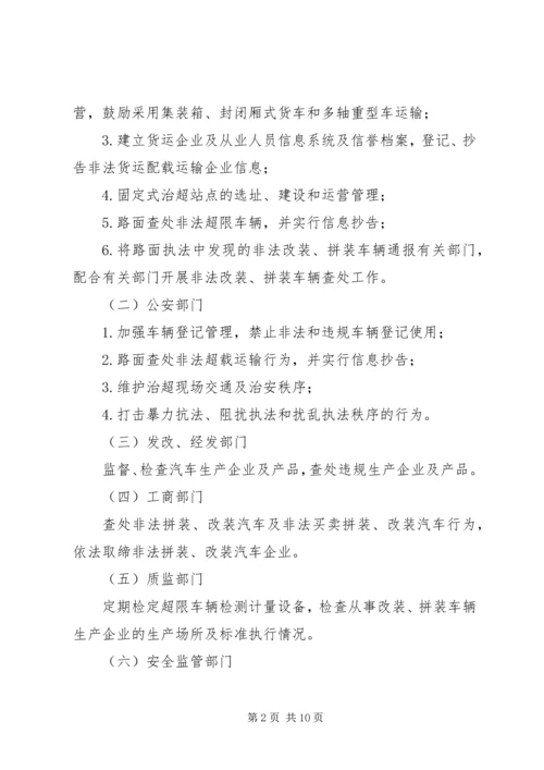 车辆超限超载治理工作方案.docx