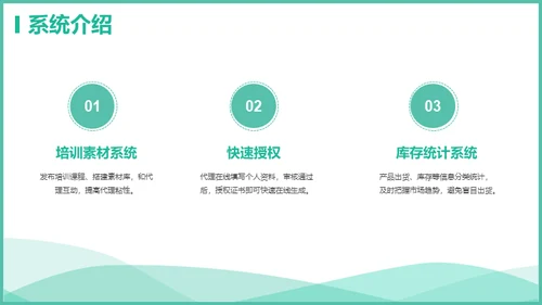 电商软件管理系统通用PPT模板