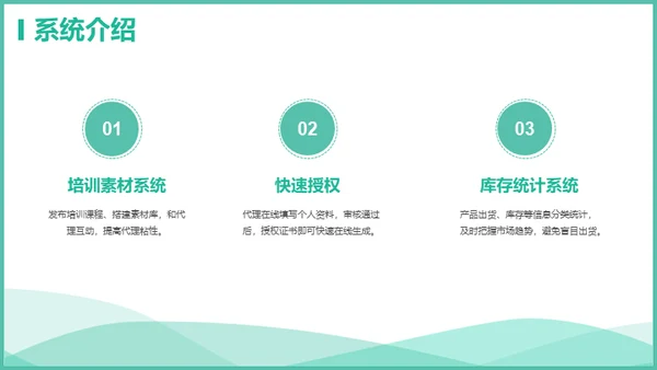 电商软件管理系统通用PPT模板