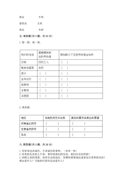 2023部编版四年级下册道德与法治期末测试卷【典型题】.docx