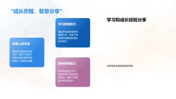 学生会工作回顾与展望