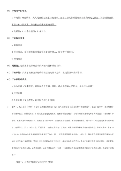 2023年行政管理知识点总结.docx